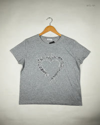PAPAYA Gray Womens Tshirts (WTS-191)