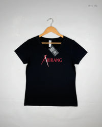 LABLE CUT Black Womens Tshirts (WTS-192)