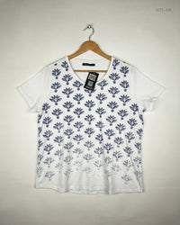 MARKS & SPENCER White Womens Tshirts (WTS-195)
