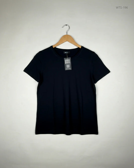 Preloved Premium Womens Tshirts by C&A, Black Cotton for - OTS Thrift Shop Islamabad Pakistan