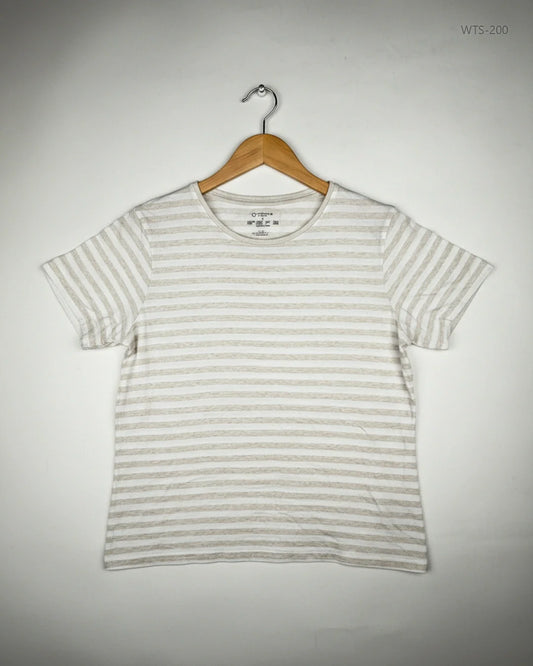 Premium Condition Womens Tshirts | Preloved Primark | Beige Cotton | Thrift Shop for Lahore Pakistan | OTS