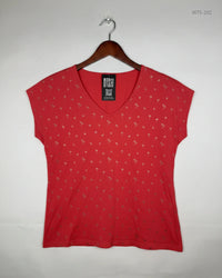 UNKNOWN Coral Womens Tshirts (WTS-202)