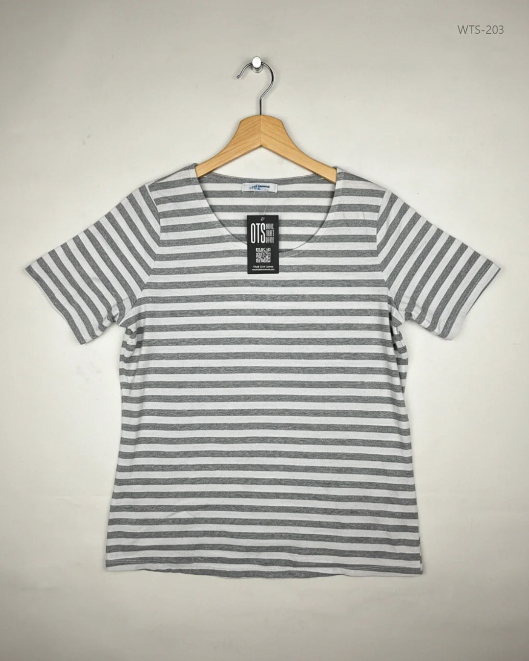 UK Imported secondhand Womens Tshirts - simply stock brand, Gray Cotton, Premium condition, for - Online Thrift Store Karachi Pakistan