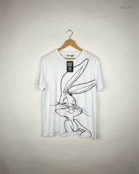LOONEY TUNES White Womens Tshirts (WTS-207)