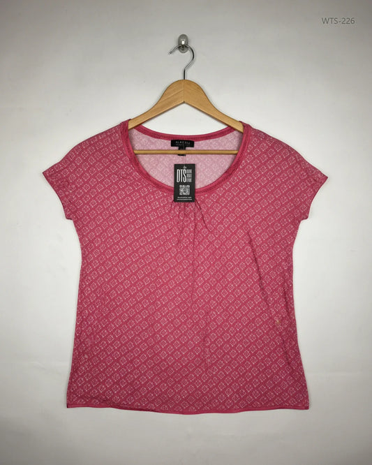 Womens Tshirts | Midnight | Preloved Branded | Pink Polyester | Premium | OTS Thrift Store Peshawar Pakistan