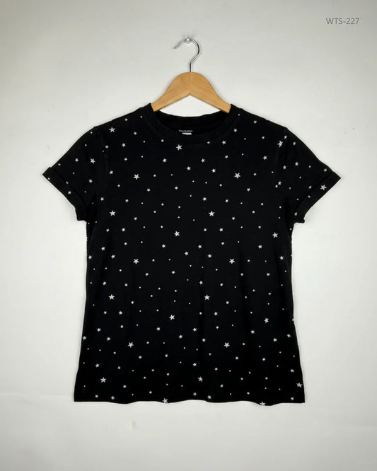 Womens Tshirts | Primark | Preloved Branded | Black Cotton | Premium | OTS Thrift Store Peshawar Pakistan