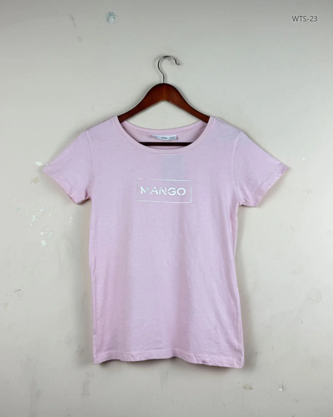 Womens Tshirts | Mango | Preloved Branded | Pink Cotton | Premium | OTS Thrift Store Karachi Pakistan