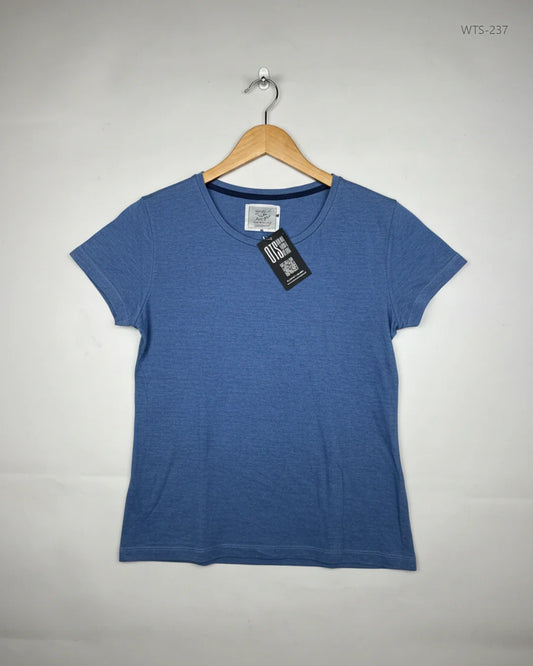 Womens Tshirts | LOVE TO LOUNGE | Preloved Branded | Blue Cotton | Premium | OTS Thrift Store Lahore Pakistan