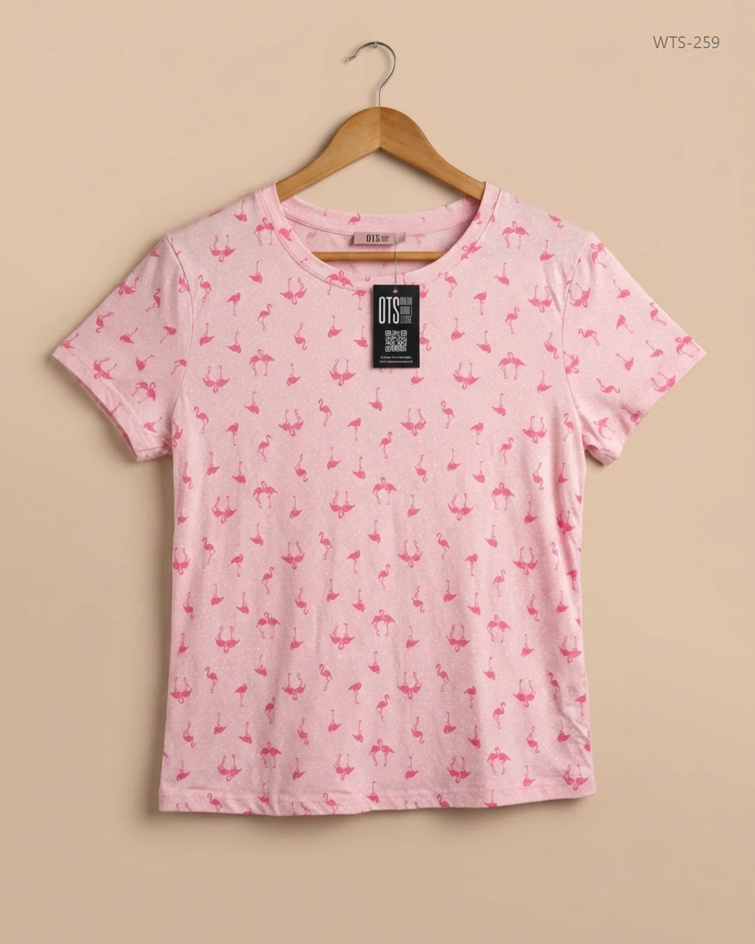 BOUX (WTS-259) Pink Womens Tshirt