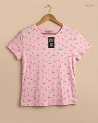 BOUX (WTS-259) Pink Womens Tshirt
