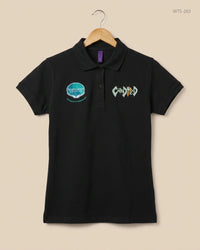 HENBURY (WTS-263) Black Womens Tshirt