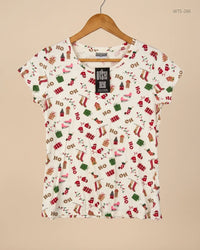 BELOVED (WTS-266) Multi Color Womens Tshirt