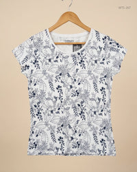 COLOURS (WTS-267) Beige Womens Tshirt