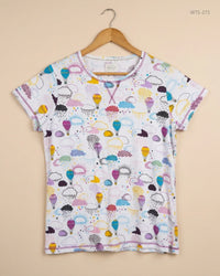 DREAM (WTS-273) Multi Color Womens Tshirt