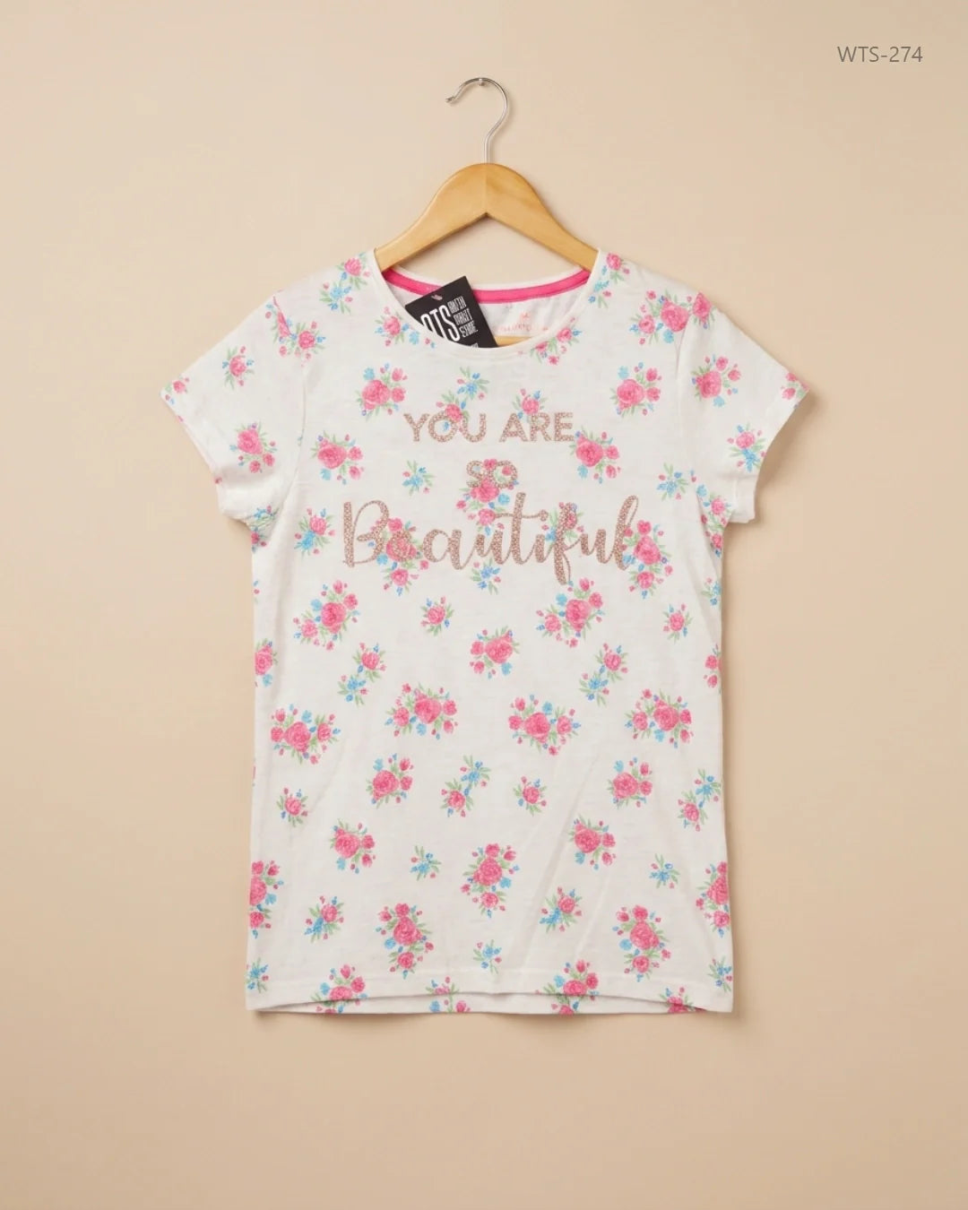 PRIMARK (WTS-274) Beige Womens Tshirt