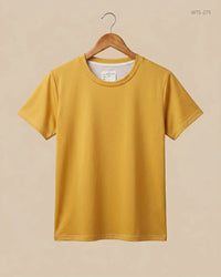 CUT LABEL (WTS-275) Yellow Womens Tshirt