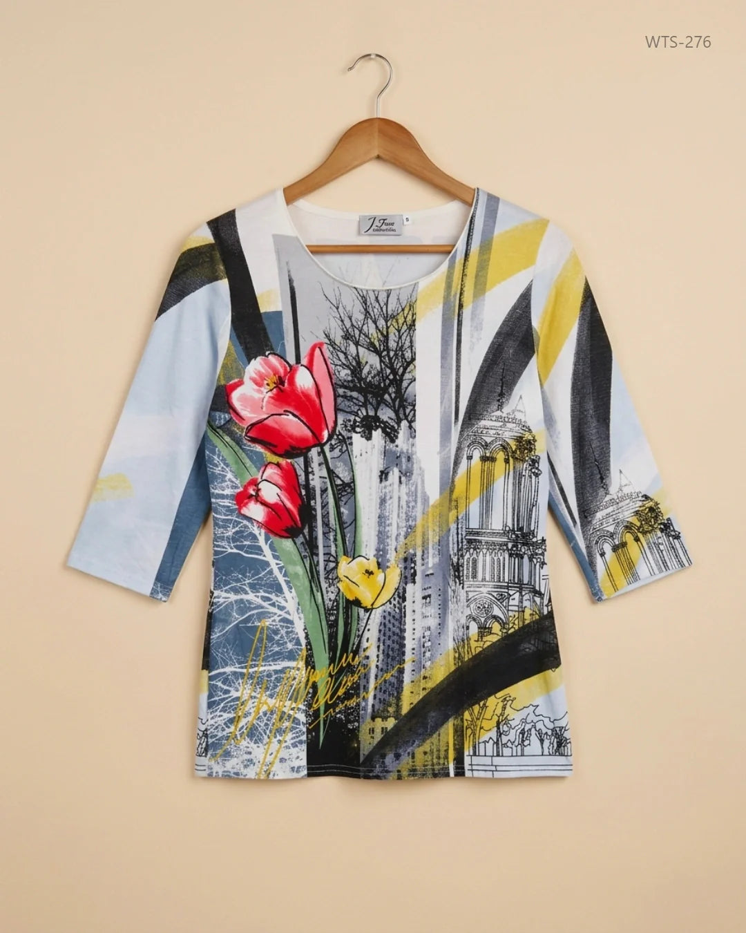 COLLECTION (WTS-276) Multi Color Womens Tshirt