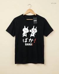 BAKA (WTS-285) Black Womens Tshirt