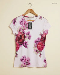 TED BAKER (WTS-286) Multi Color Womens Tshirt