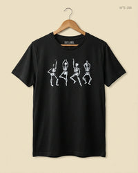 CUT LABEL (WTS-288) Black Womens Tshirt