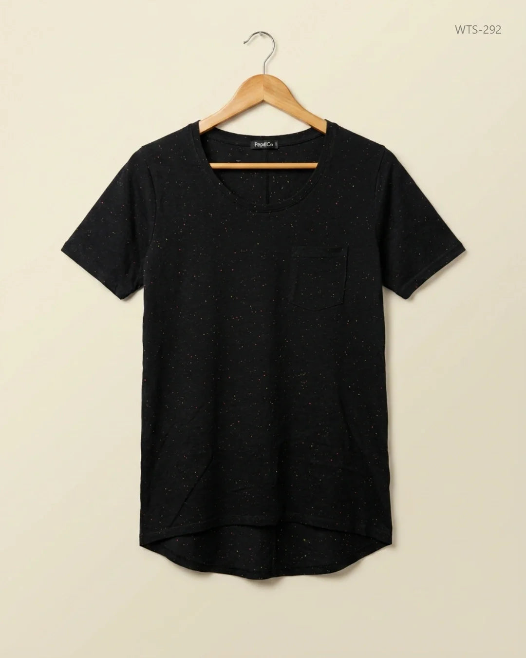 PEP&CO (WTS-292) Black Womens Tshirt