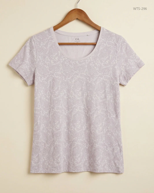 Preloved Premium Womens Tshirts by C&A, White Cotton for Womens - OTS Thrift Shop Karachi Pakistan