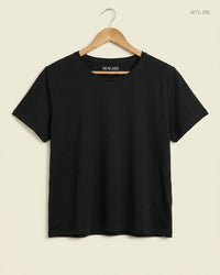 THE RELAXED (WTS-306) Black Womens Tshirt