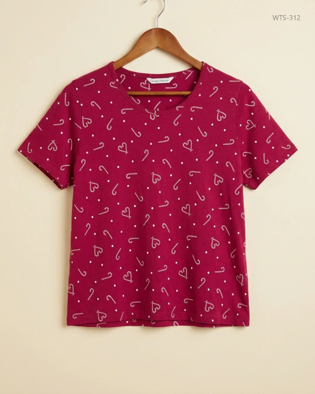 LOUNGE & SLEEPWEAR (WTS-312) Ruby Womens Tshirt