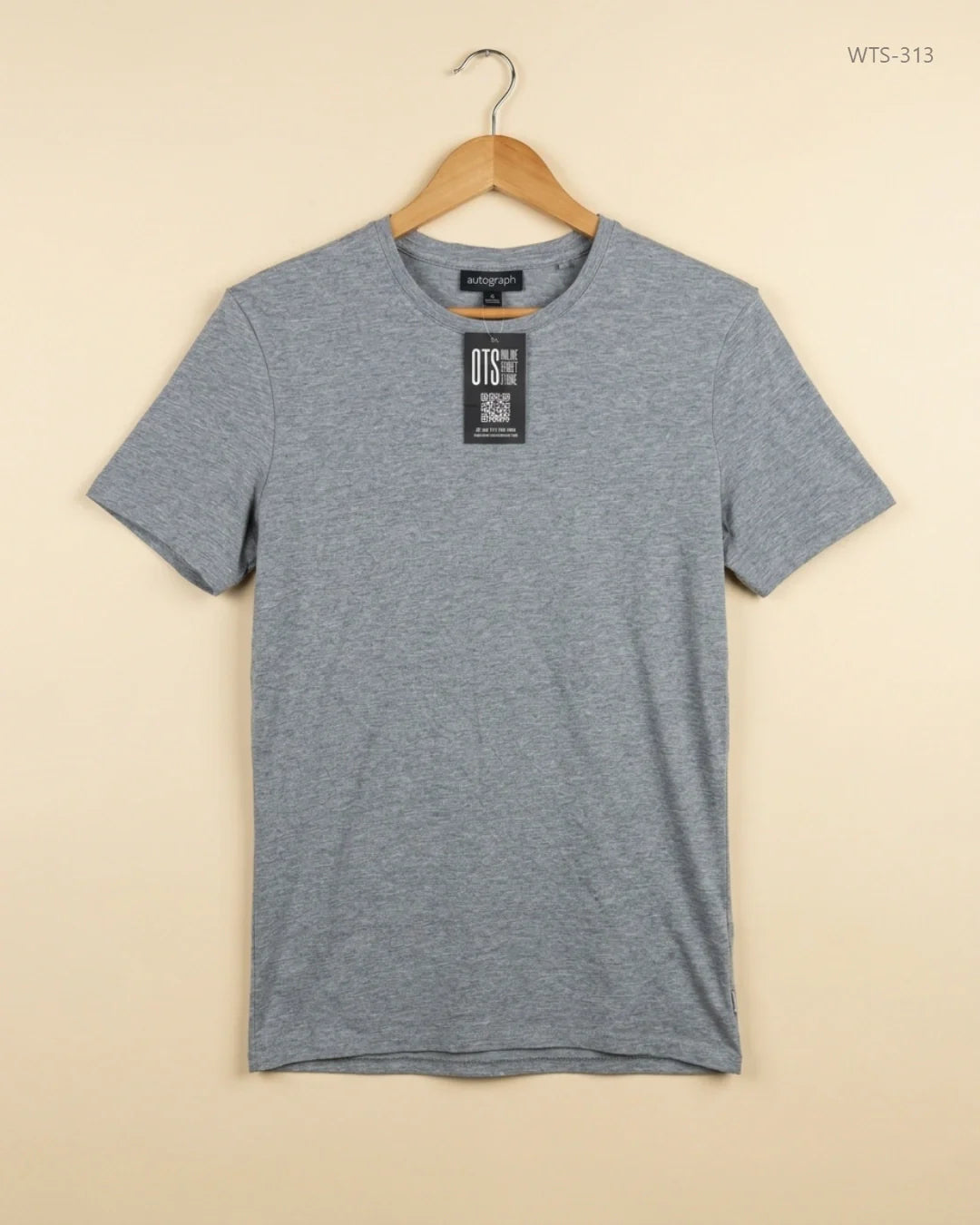 AUTOGRAPH (WTS-313) Grey Womens Tshirt