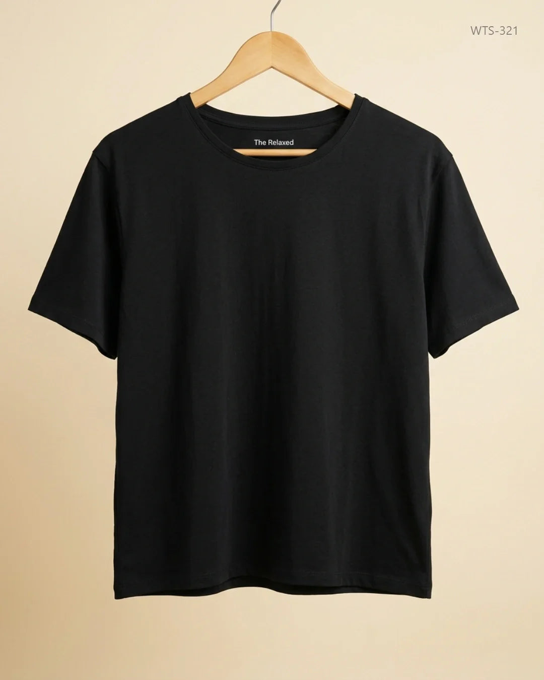 THE RELAXED (WTS-321) Black Womens Tshirt