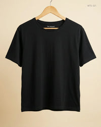 THE RELAXED (WTS-321) Black Womens Tshirt