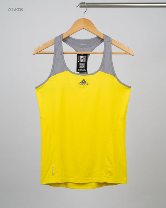 Premium Condition Womens Tshirts | Preloved ADIDAS | Yellow Polyester | Thrift Shop for Womens Karachi Pakistan | OTS