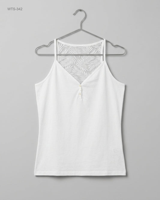 Shop Premium Womens Tshirts by LOLALIZA | Preloved Branded Clothes | White Cotton | Womens | OTS Thrift Store Karachi Pakistan