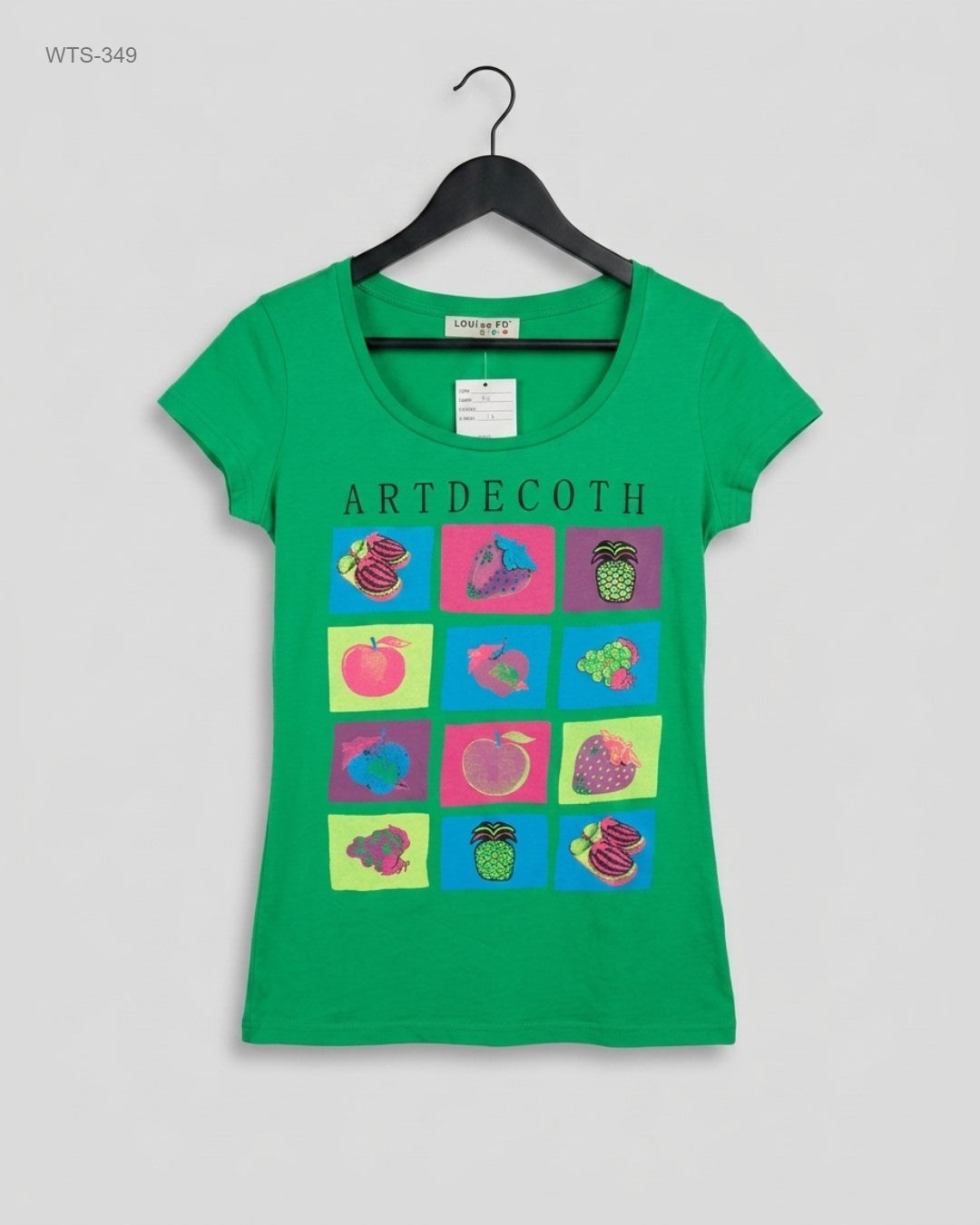 LOUI SEFD (WTS-349) Graphic Scoop Neck T-Shirt