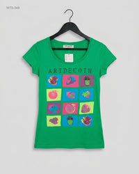 LOUI SEFD (WTS-349) Graphic Scoop Neck T-Shirt