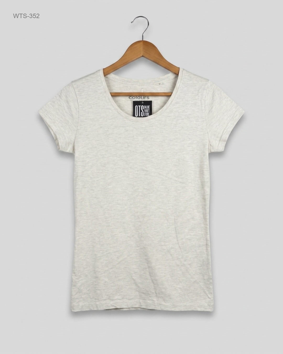 CUT LABEL (WTS-352) Basic Heather T-Shirt