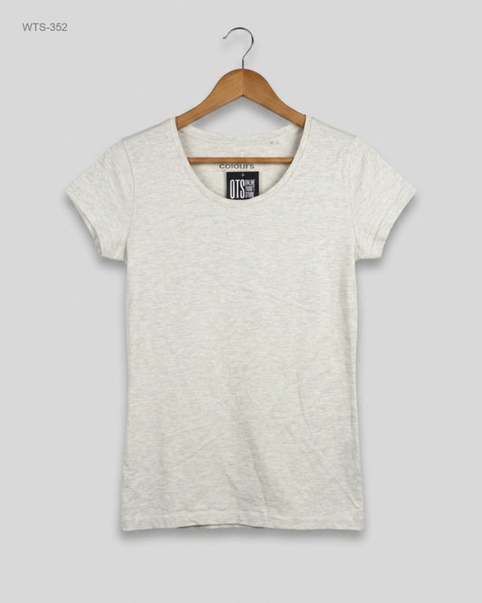 Premium Condition Womens Tshirts | Preloved CUT LABEL | OffWhite Cotton | Thrift Shop for Womens Peshawar Pakistan | OTS
