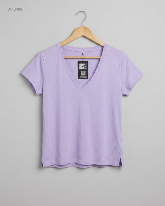 Womens Tshirts | TEX | Preloved Branded | Purple Cotton | Premium | OTS Thrift Store Karachi Pakistan