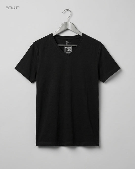 Secondhand Branded Womens Tshirts by BASIC, Black Cotton fabric, Premium condition, for Womens - Online Thrift Shop Lahore Pakistan