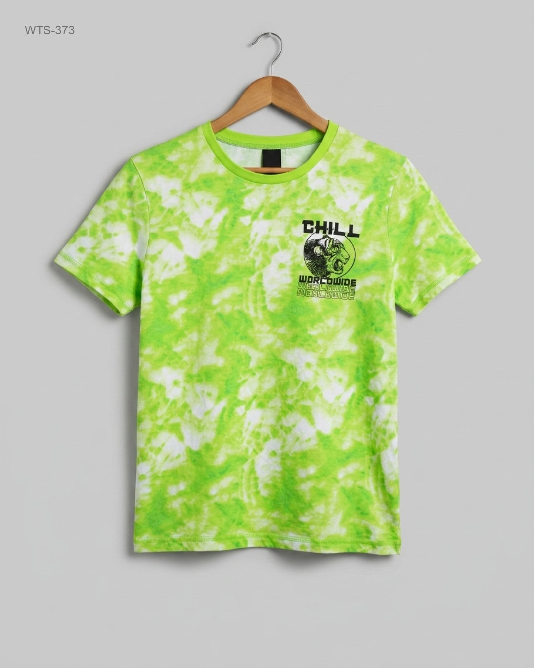 CUT LABEL (WTS-373) Graphic Tie-Dye T-Shirt