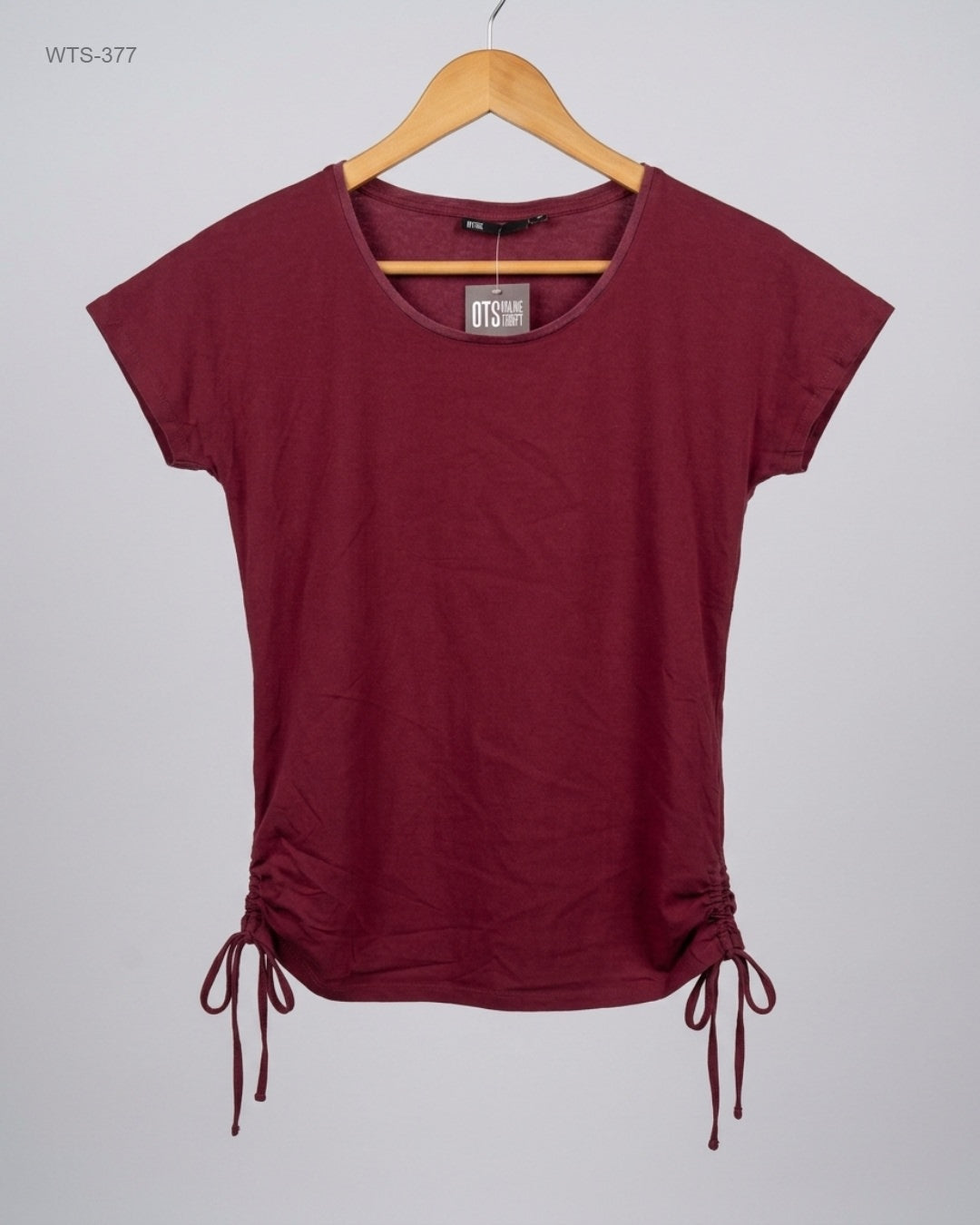 WE (WTS-377) Side-Cinch Jersey Top