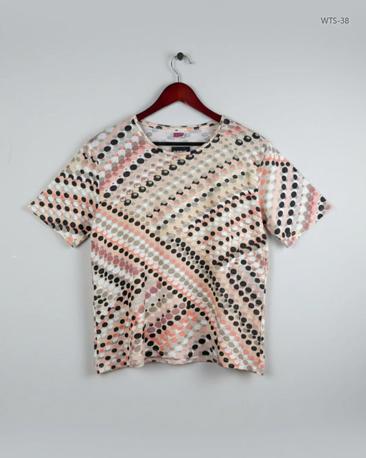 Secondhand Branded Womens Tshirts by Unknown, Multi Cotton fabric, Premium condition, for Women - Online Thrift Shop Lahore Pakistan