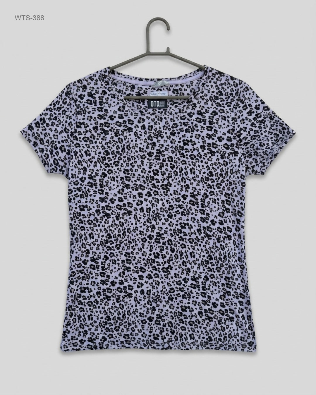 M&S (WTS-388) Animal Print Crewneck Tee