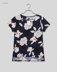 PETITE (WTS-392) Floral Print T-Shirt