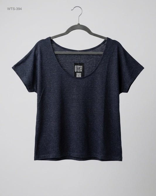 Premium Condition Womens Tshirts | Preloved VERO MODA | DEEP DARK BLUE Polyester | Thrift Shop for Womens Lahore Pakistan | OTS