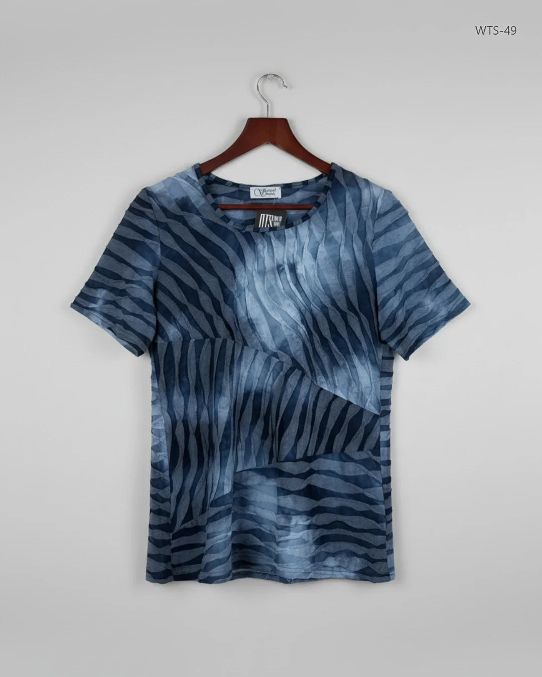 Secondhand Branded Womens Tshirts by Smith, Grey Polyester fabric, Premium condition, for Women - Online Thrift Shop Lahore Pakistan