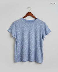 PRIMARK Blue Womens Tshirts (WTS-53)