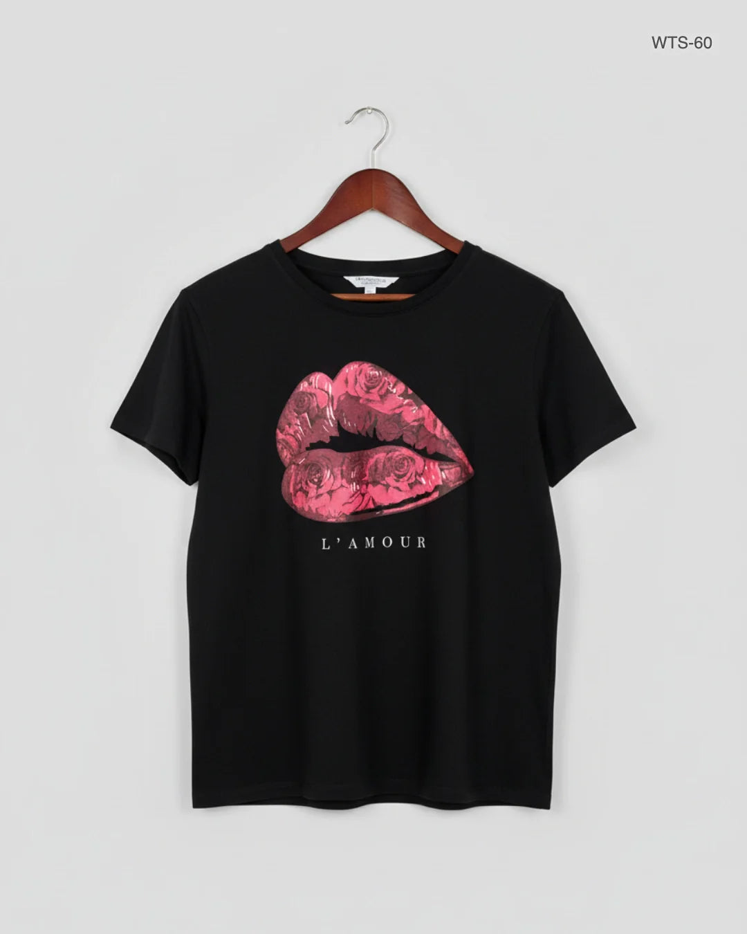 PARAMOUR Black Womens Tshirts (WTS-60)