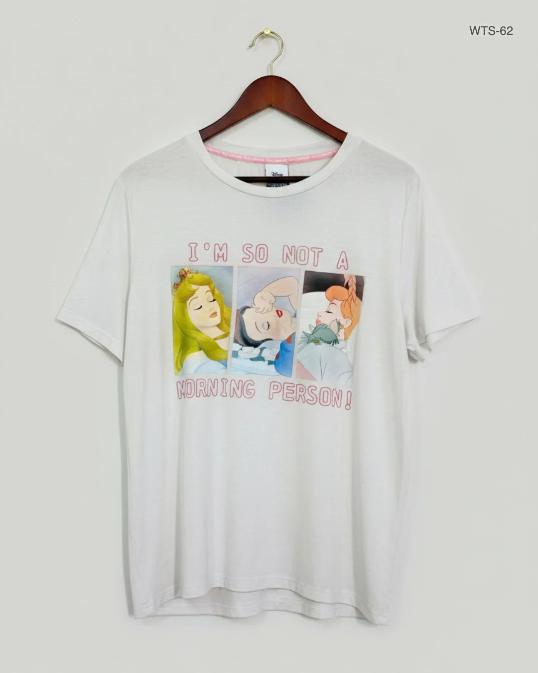 DISNEY White Womens Tshirts (WTS-62)