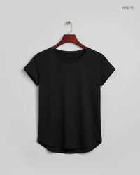 HELLO MELLO Black Womens Tshirts (WTS-70)